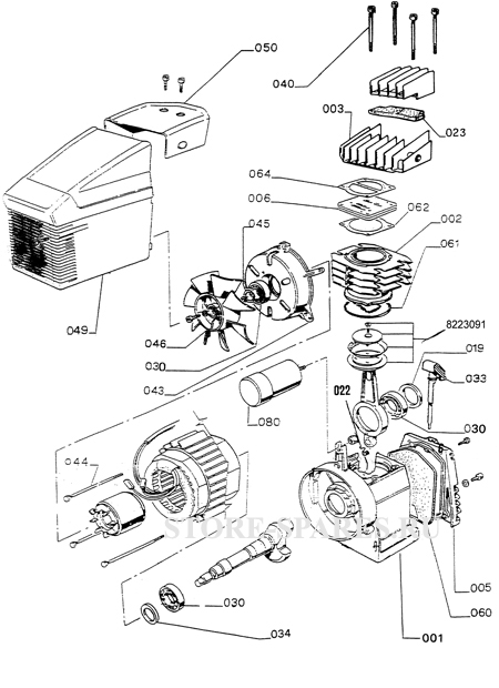 Нажмите чтобы посмотреть схему компрессора Abac F1 241